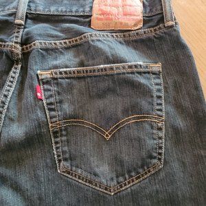Levi's 501 Button Fly Straight leg Blank Red Tab Size 36